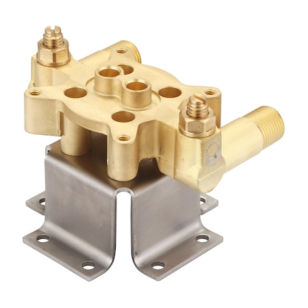 Pioneer Industries Single Handle Free Standing Tub Filler Valve Set, Brass 4410B